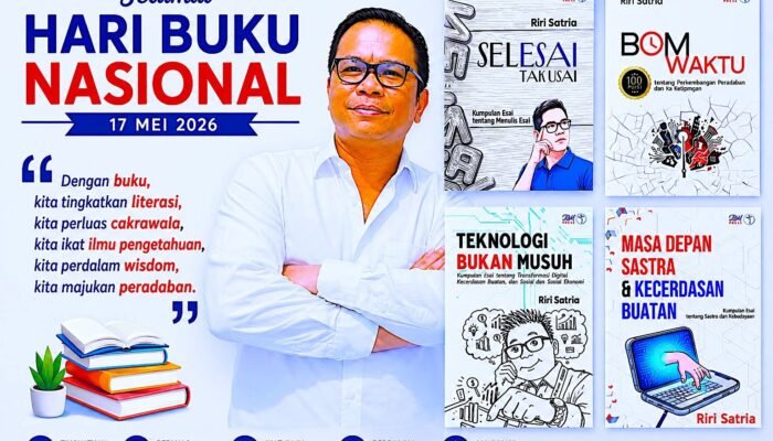 Riri Satria Siap Luncurkan Empat Buku Karya Baru Rekam Pemikiran dan Pemahaman tentang Zaman