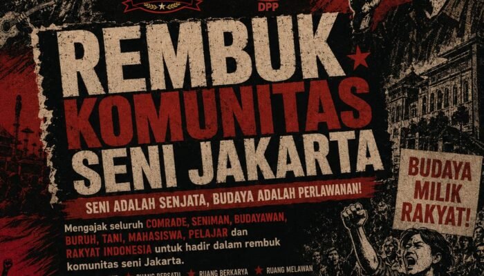 FPS TIM Gelar Aksi Budaya dan Konsolidasi Seniman untuk Membahas Masa Depan Taman Ismail Marzuki