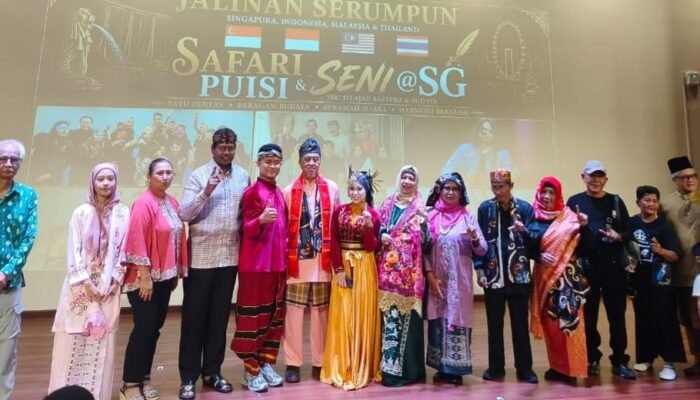 Puisi Esai “Kampungku di Aceh Hilang” Gugah Penonton di Woodlands Regional Library Singapura