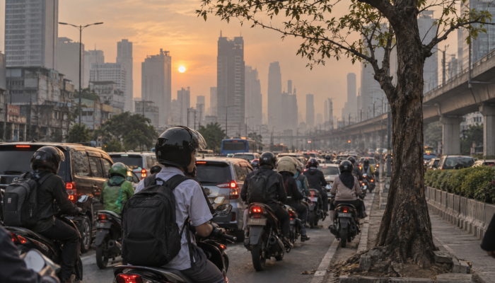 Jakarta yang Terjebak dalam Paru-Parunya, Puisi Shinerya Soulchi tentang Polusi Udara dan Ruang Hidup Perkotaan